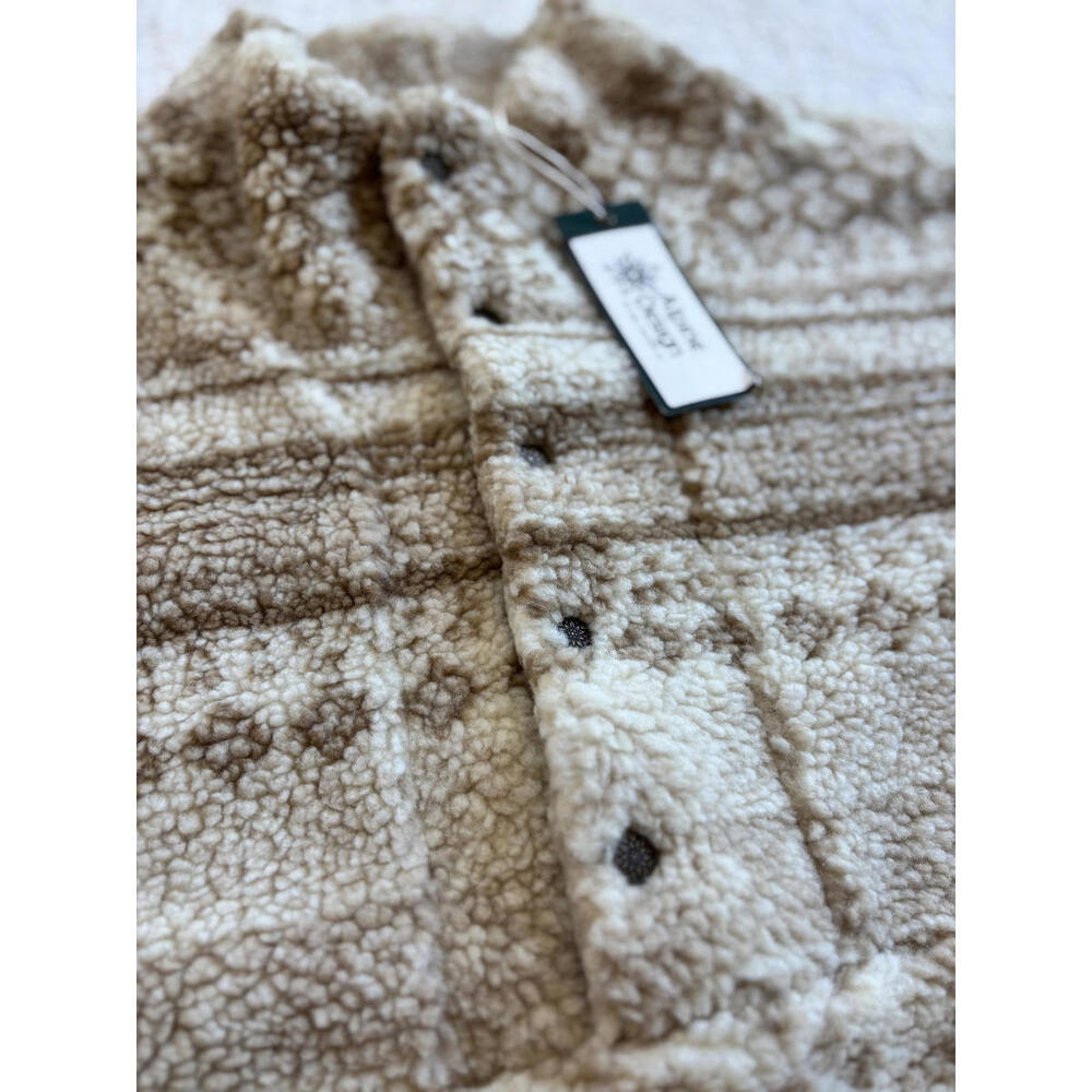 Alpine Design Women's‎ Patterned Fleece Pullover Jacket Size XL - Picture 4 of 7
